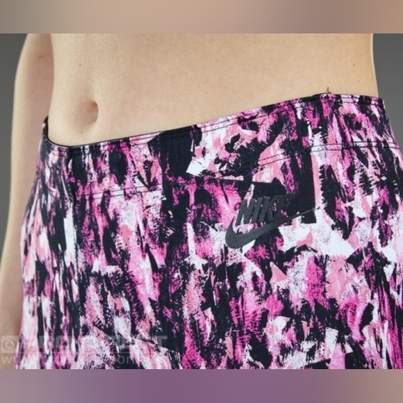 NIKE Leg-A-See Mishmash Pink and Black leggings size s small - Picture 2 of 9
